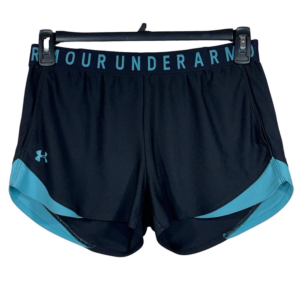 Under Armour Medium Play Up 3.0 Twist Shorts Loose Fit Pockets Stretch Heat Gear